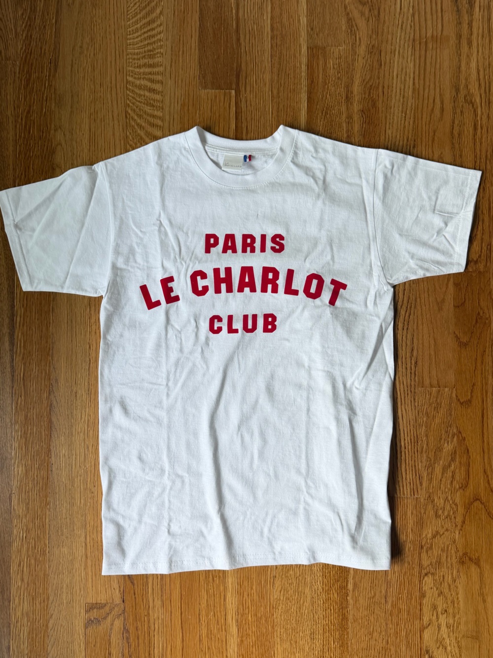 Paris Le Charlot Club Tee, White, Small